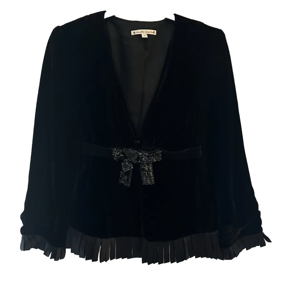 nanette lepore Velvet jacket